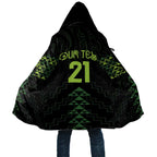 Custom New Zealand Maori Koru Koiri Motif Cloak - Aussie Hoodie