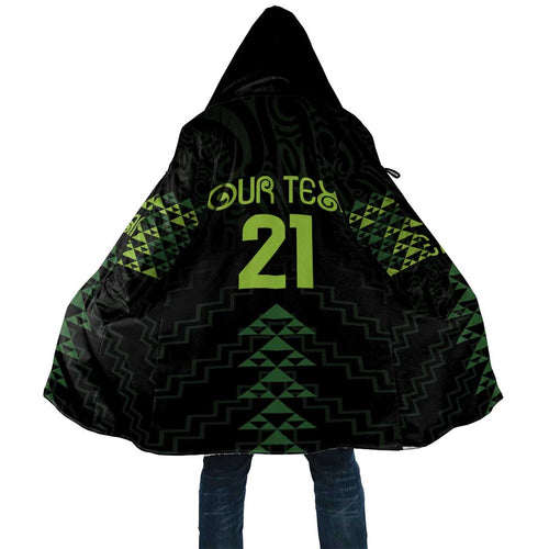 Custom New Zealand Maori Koru Koiri Motif Cloak - Aussie Hoodie