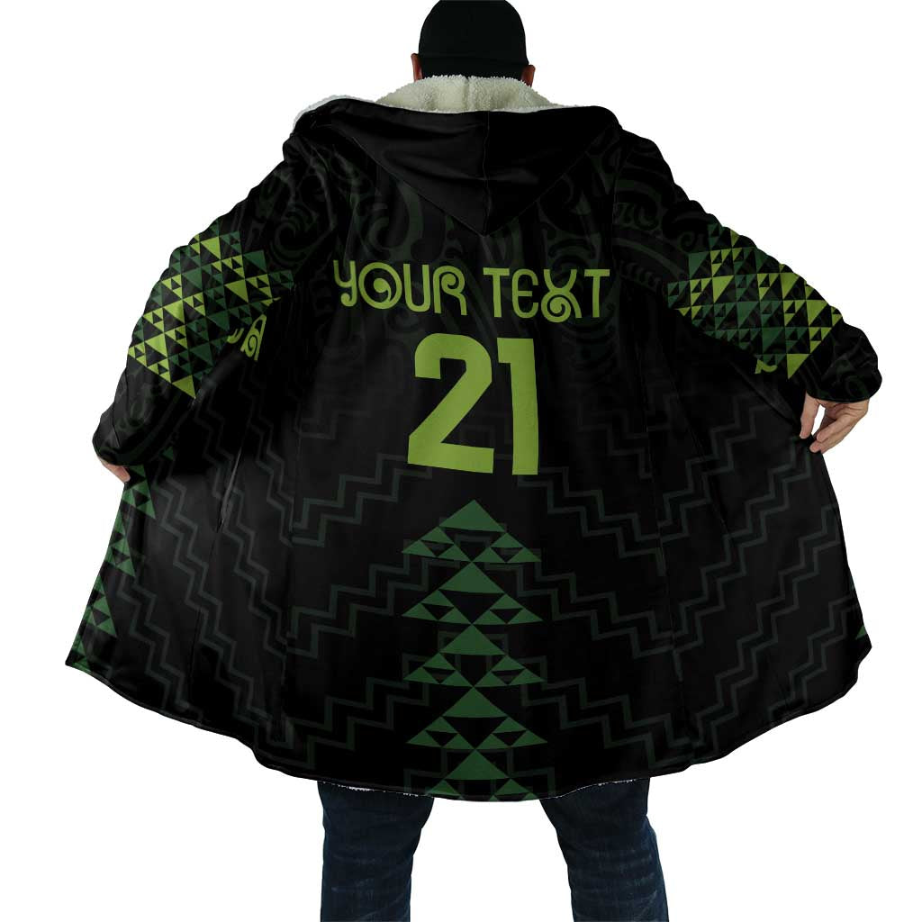 Custom New Zealand Maori Koru Koiri Motif Cloak - Aussie Hoodie