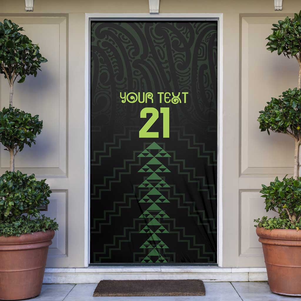Custom New Zealand Maori Koru Koiri Motif Door Cover - Aussie Hoodie