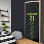 Custom New Zealand Maori Koru Koiri Motif Door Cover - Aussie Hoodie