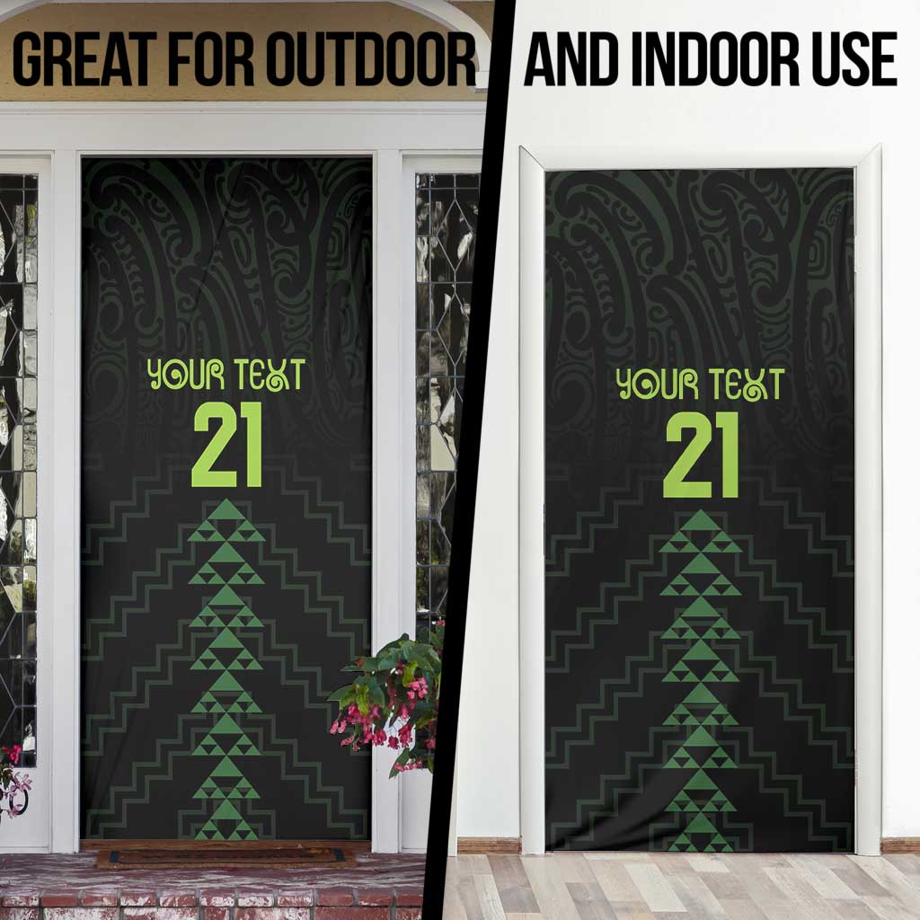 Custom New Zealand Maori Koru Koiri Motif Door Cover - Aussie Hoodie