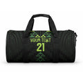 Custom New Zealand Maori Koru Koiri Motif Duffle Bag