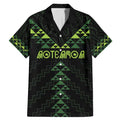 Custom New Zealand Maori Koru Koiri Motif Family Matching Mermaid Dress and Hawaiian Shirt
