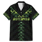 Custom New Zealand Maori Koru Koiri Motif Family Matching Mermaid Dress and Hawaiian Shirt