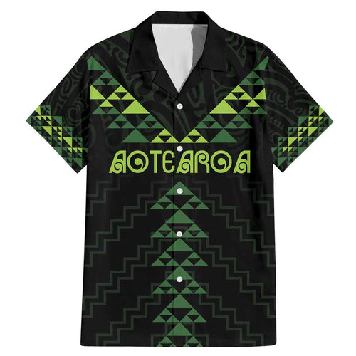 Custom New Zealand Maori Koru Koiri Motif Family Matching Mermaid Dress and Hawaiian Shirt