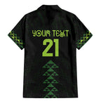 Custom New Zealand Maori Koru Koiri Motif Family Matching Mermaid Dress and Hawaiian Shirt