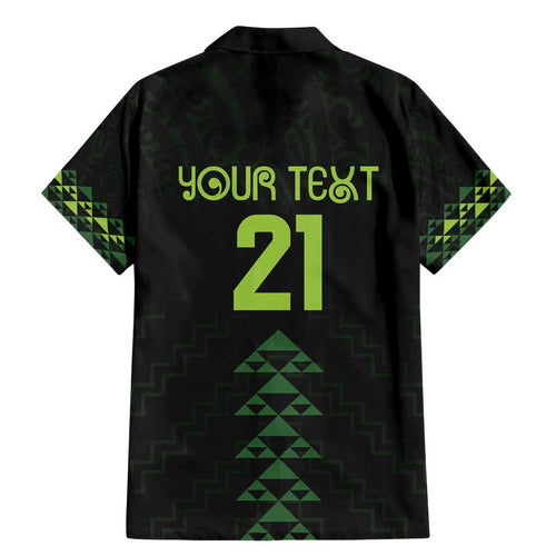 Custom New Zealand Maori Koru Koiri Motif Family Matching Mermaid Dress and Hawaiian Shirt
