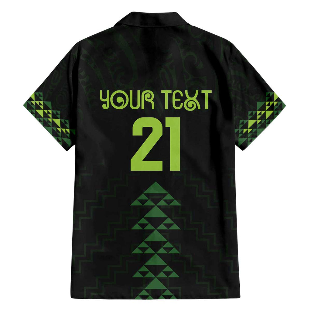 Custom New Zealand Maori Koru Koiri Motif Family Matching Off The Shoulder Long Sleeve Dress and Hawaiian Shirt
