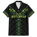 Custom New Zealand Maori Koru Koiri Motif Family Matching Puletasi and Hawaiian Shirt
