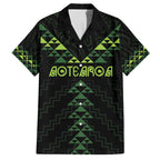 Custom New Zealand Maori Koru Koiri Motif Family Matching Puletasi and Hawaiian Shirt