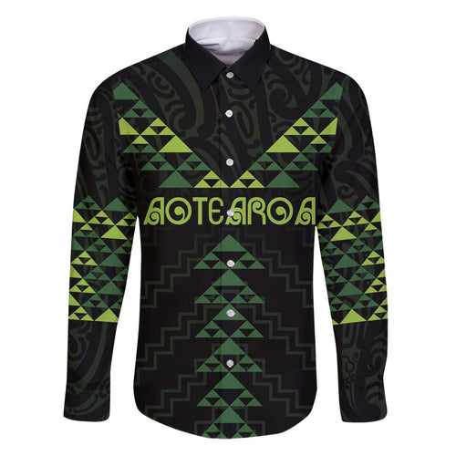 Custom New Zealand Maori Koru Koiri Motif Family Matching Puletasi and Hawaiian Shirt