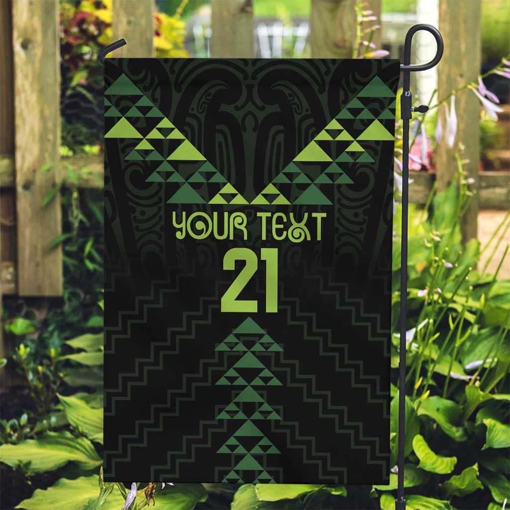 Custom New Zealand Maori Koru Koiri Motif Garden Flag