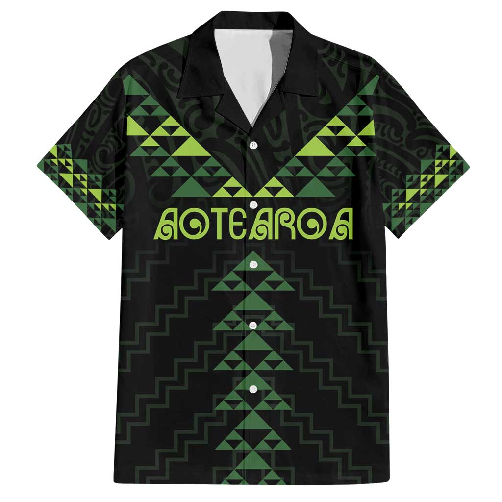Custom New Zealand Maori Koru Koiri Motif Hawaiian Shirt