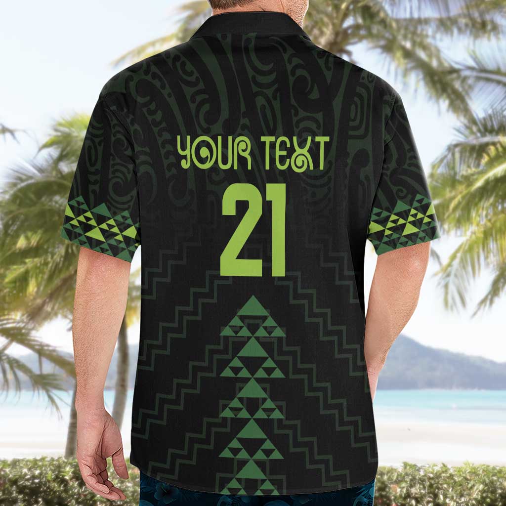Custom New Zealand Maori Koru Koiri Motif Hawaiian Shirt