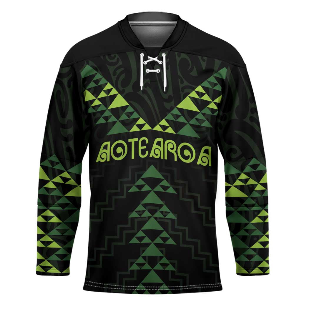 Custom New Zealand Maori Koru Koiri Motif Hockey Jersey - Aussie Hoodie