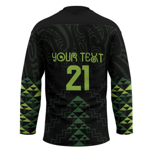 Custom New Zealand Maori Koru Koiri Motif Hockey Jersey - Aussie Hoodie
