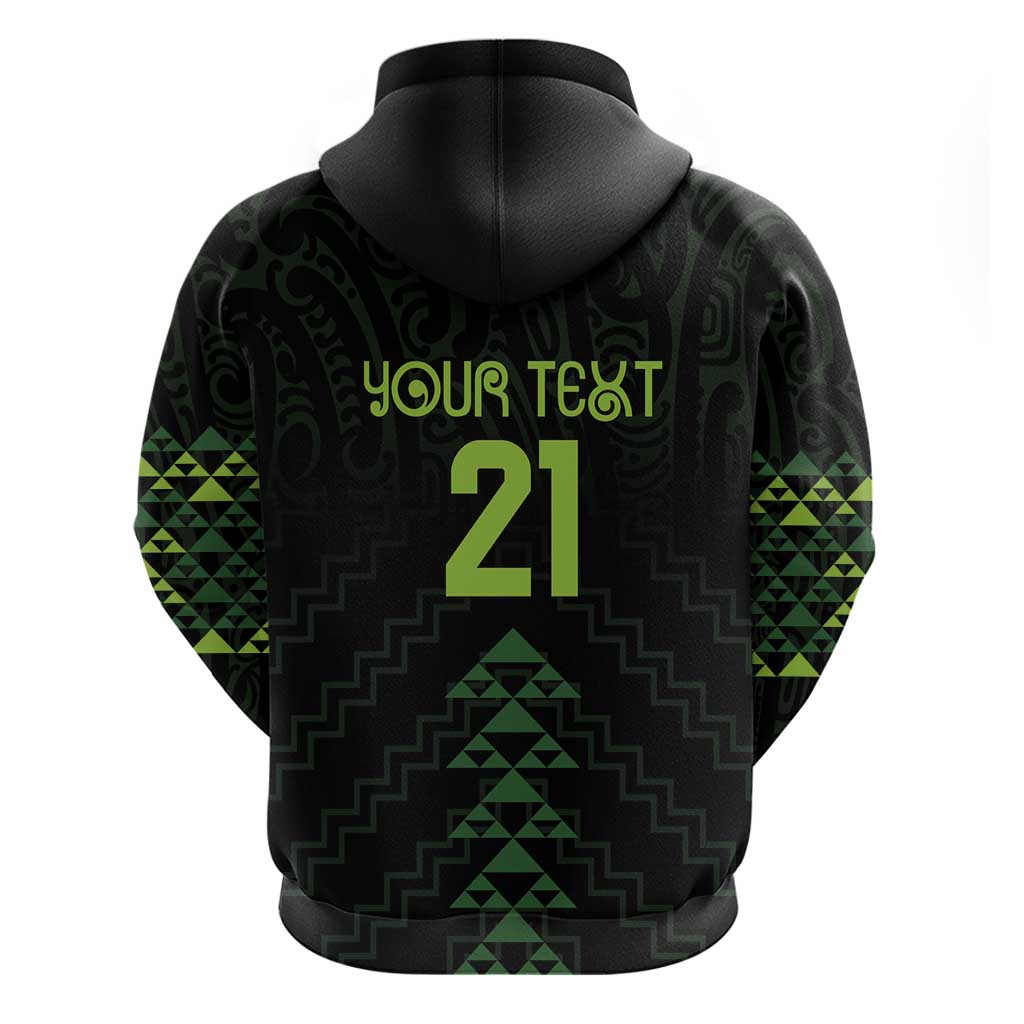 Custom New Zealand Maori Koru Koiri Motif Hoodie