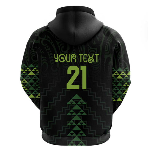 Custom New Zealand Maori Koru Koiri Motif Hoodie
