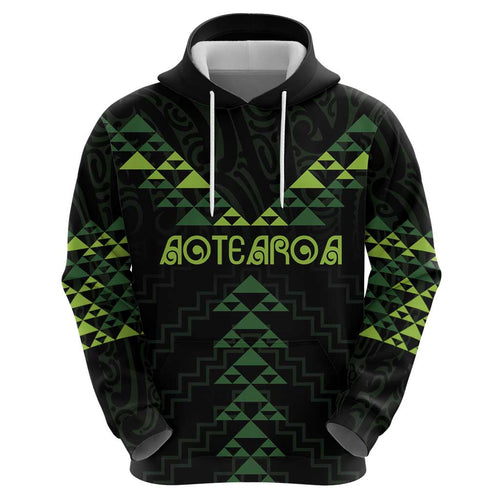 Custom New Zealand Maori Koru Koiri Motif Hoodie