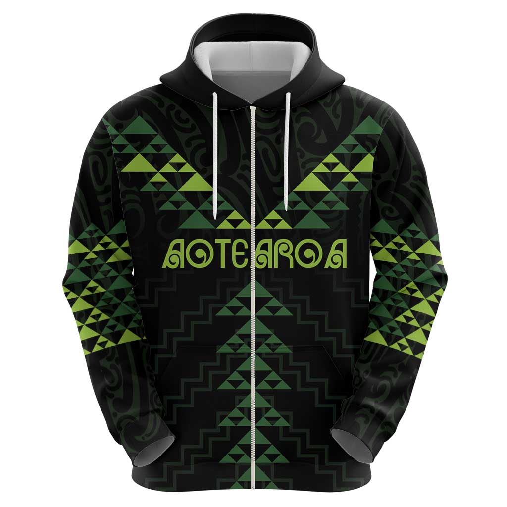 Custom New Zealand Maori Koru Koiri Motif Hoodie