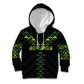 Custom New Zealand Maori Koru Koiri Motif Kid Hoodie