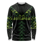 Custom New Zealand Maori Koru Koiri Motif Long Sleeve Shirt