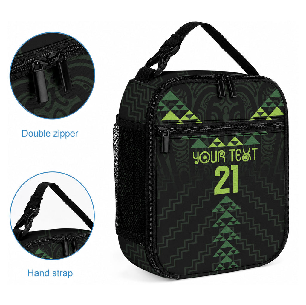 Custom New Zealand Maori Koru Koiri Motif Lunch Bag