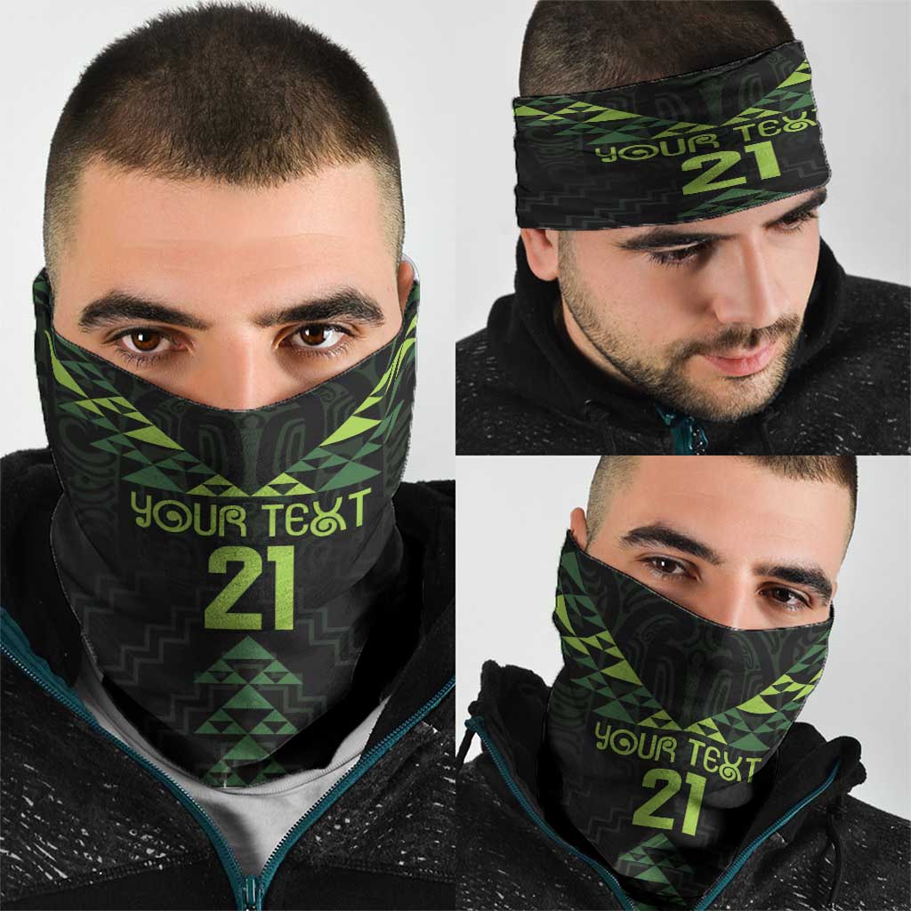 Custom New Zealand Maori Koru Koiri Motif Neck Gaiter - Aussie Hoodie