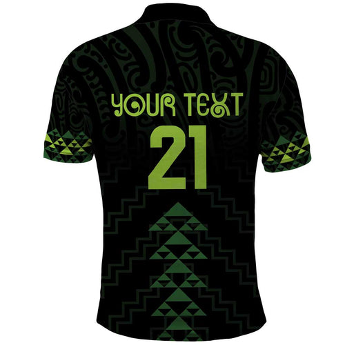 Custom New Zealand Maori Koru Koiri Motif Polo Shirt