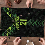 Custom New Zealand Maori Koru Koiri Motif Puzzle - Aussie Hoodie