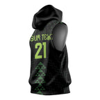 Custom New Zealand Maori Koru Koiri Motif Sleeveless Hoodie - Aussie Hoodie