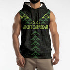 Custom New Zealand Maori Koru Koiri Motif Sleeveless Hoodie - Aussie Hoodie