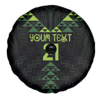 Custom New Zealand Maori Koru Koiri Motif Spare Tire Cover