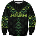 Custom New Zealand Maori Koru Koiri Motif Sweatshirt