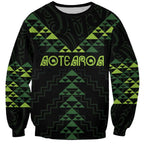 Custom New Zealand Maori Koru Koiri Motif Sweatshirt