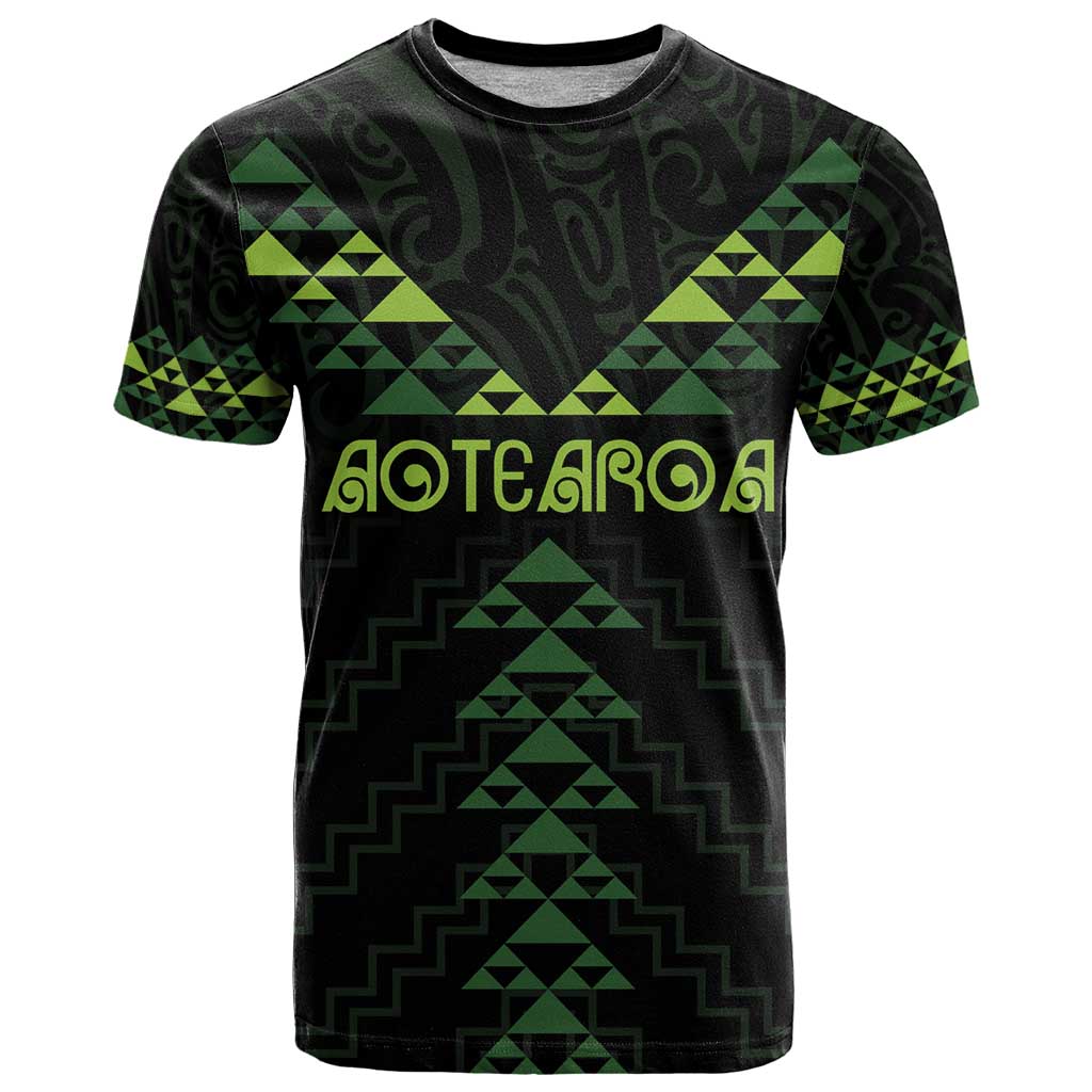 Custom New Zealand Maori Koru Koiri Motif T Shirt