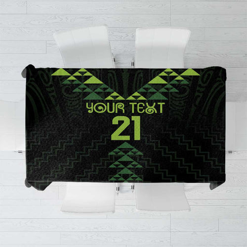 Custom New Zealand Maori Koru Koiri Motif Tablecloth