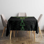 Custom New Zealand Maori Koru Koiri Motif Tablecloth