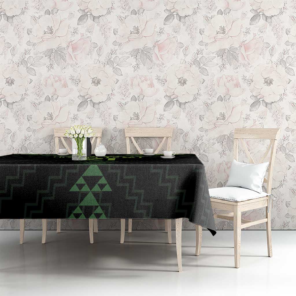 Custom New Zealand Maori Koru Koiri Motif Tablecloth