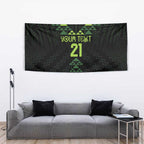 Custom New Zealand Maori Koru Koiri Motif Tapestry