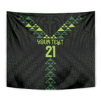 Custom New Zealand Maori Koru Koiri Motif Tapestry