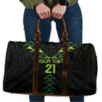 Custom New Zealand Maori Koru Koiri Motif Travel Bag - Aussie Hoodie