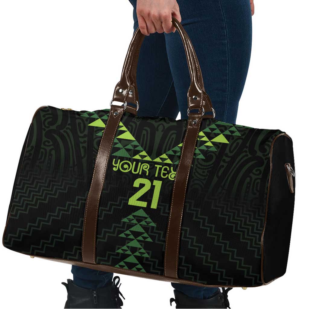 Custom New Zealand Maori Koru Koiri Motif Travel Bag - Aussie Hoodie