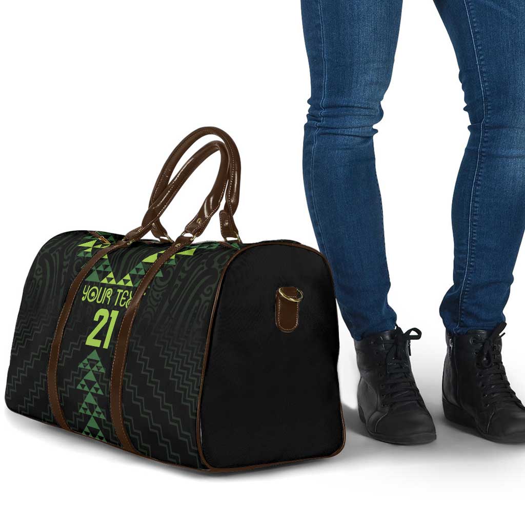 Custom New Zealand Maori Koru Koiri Motif Travel Bag - Aussie Hoodie