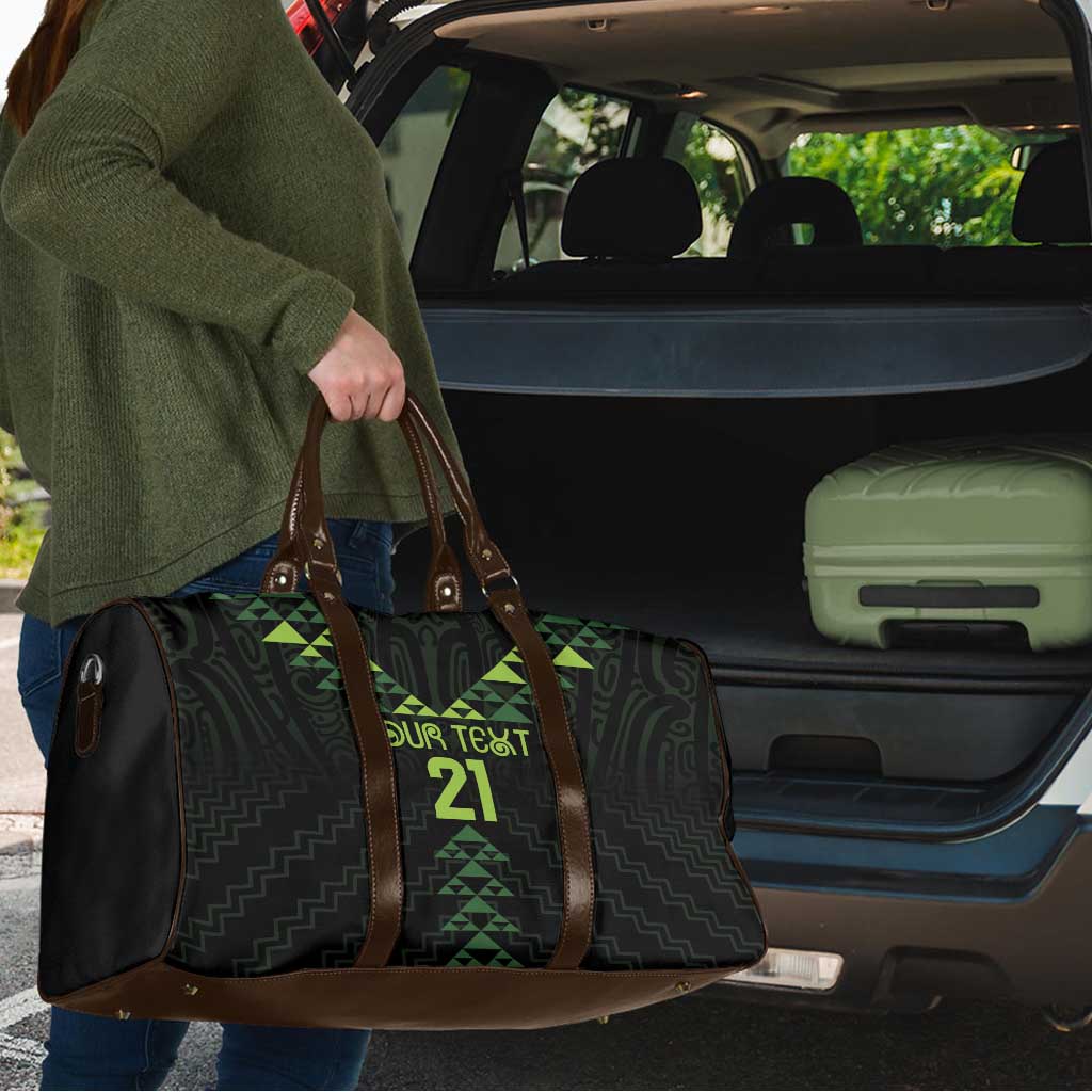 Custom New Zealand Maori Koru Koiri Motif Travel Bag - Aussie Hoodie
