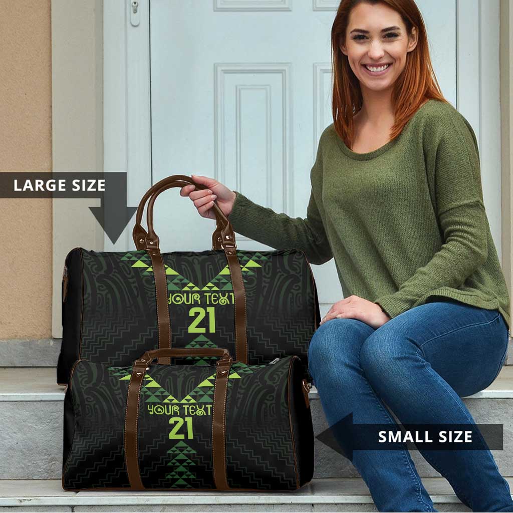 Custom New Zealand Maori Koru Koiri Motif Travel Bag - Aussie Hoodie