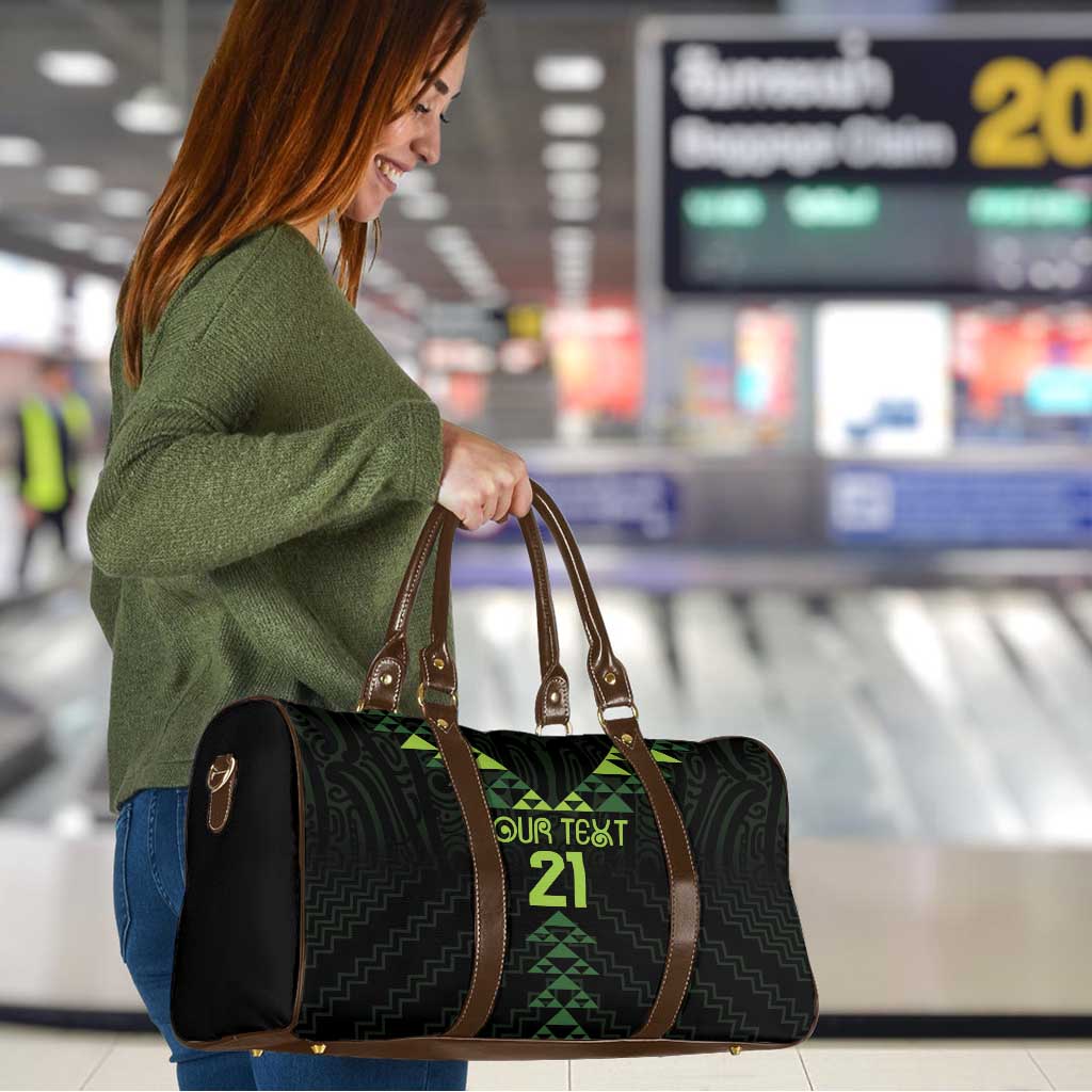 Custom New Zealand Maori Koru Koiri Motif Travel Bag - Aussie Hoodie