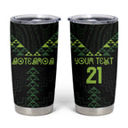 Custom New Zealand Maori Koru Koiri Motif Tumbler Cup