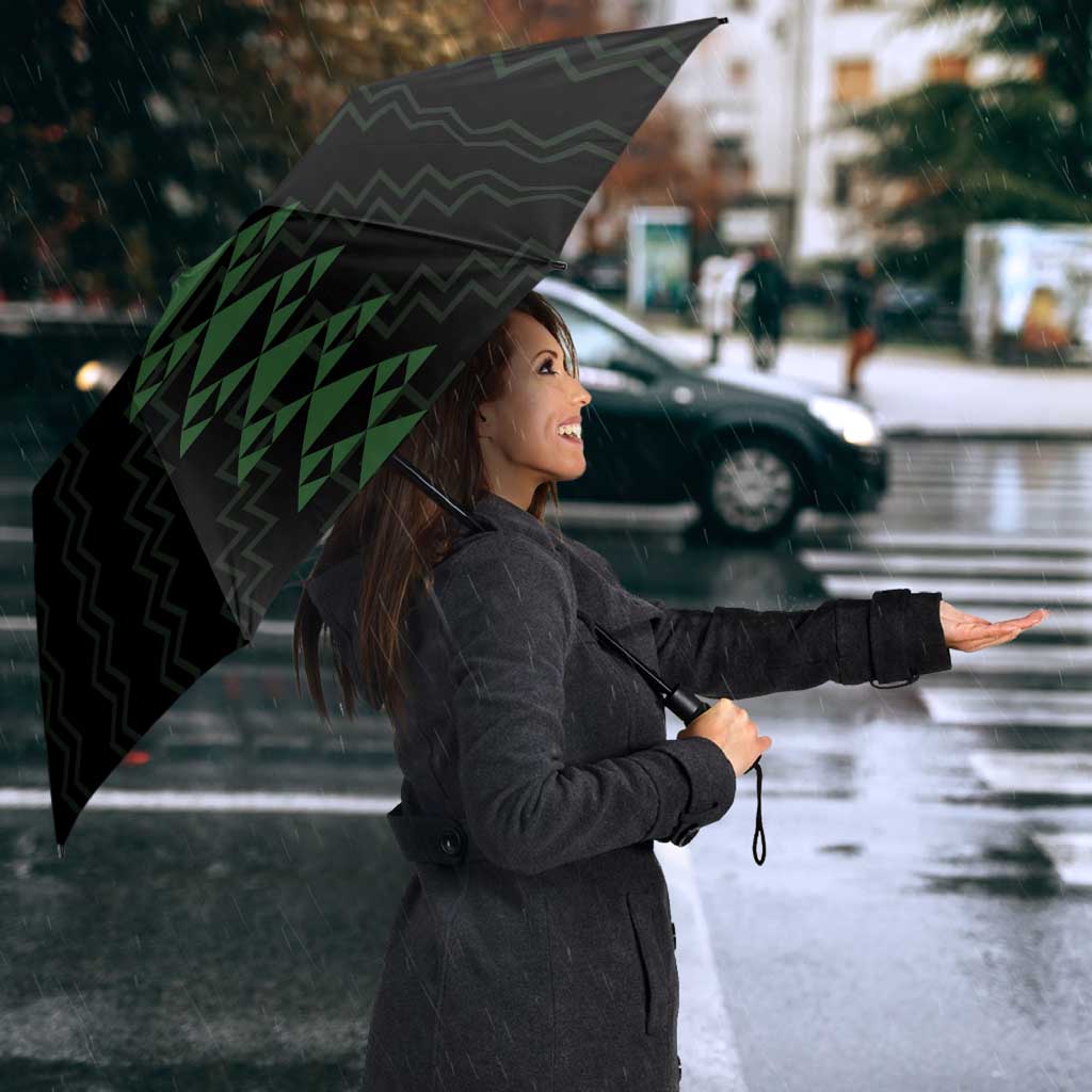Custom New Zealand Maori Koru Koiri Motif Umbrella - Aussie Hoodie